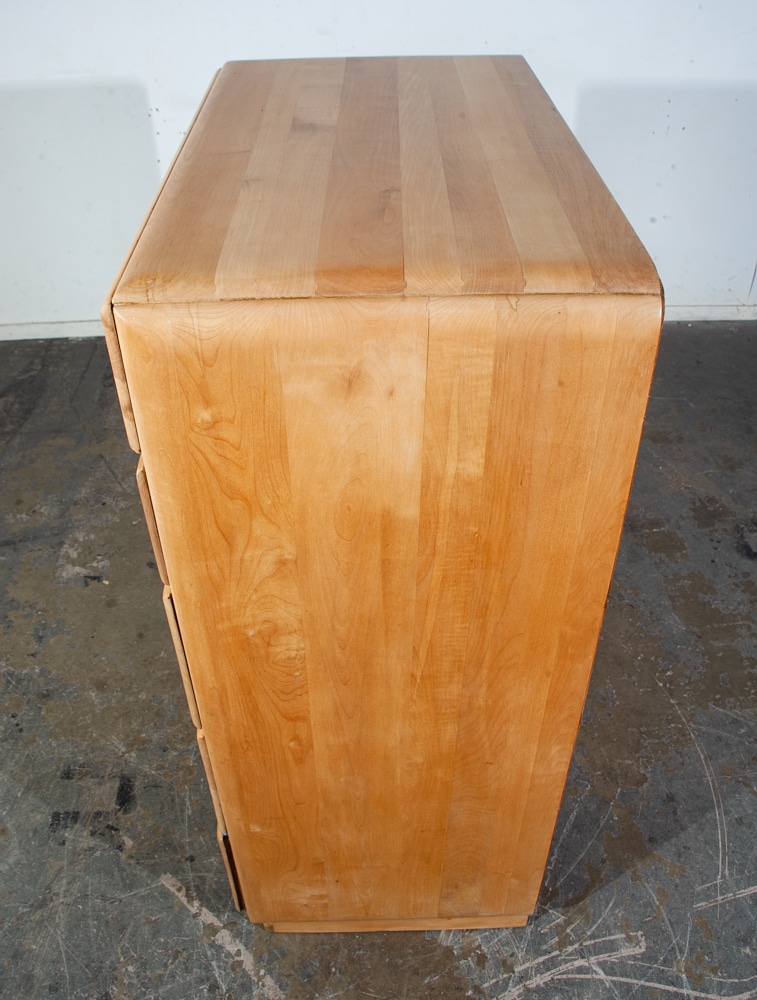 Mid Century Modern Highboy Dresser Solid Maple Russel Wright Heywood Wakefield - Image 4