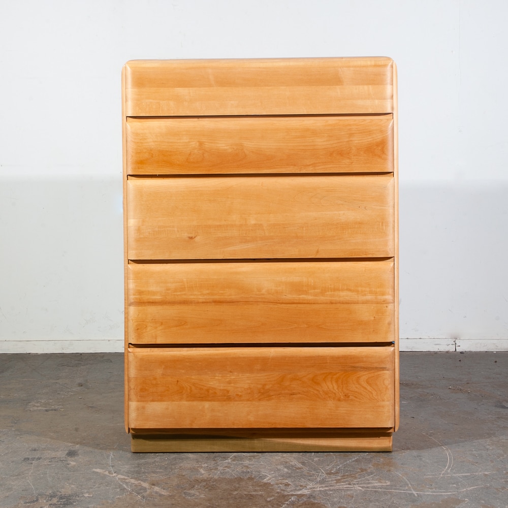 Mid Century Modern Highboy Dresser Solid Maple Russel Wright Heywood Wakefield - Image 2