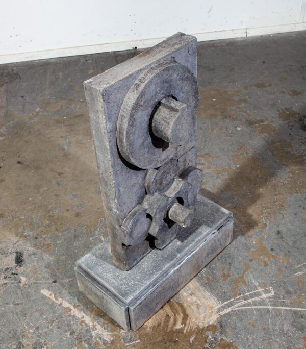 Mid Century Modern Sculpture Original Art Contemporary Abstract Studio Large Grey - Image 2