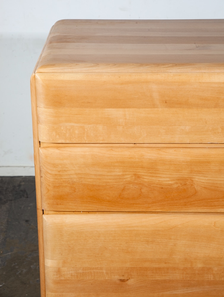 Mid Century Modern Highboy Dresser Solid Maple Russel Wright Heywood Wakefield - Image 6