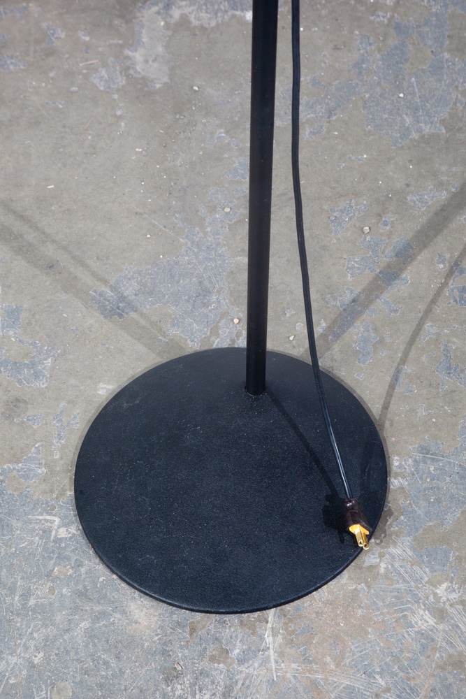 Mid Century Modern Floor Lamp Italiana Luce Mario Barbaglia Duna Light Black NM - Image 6