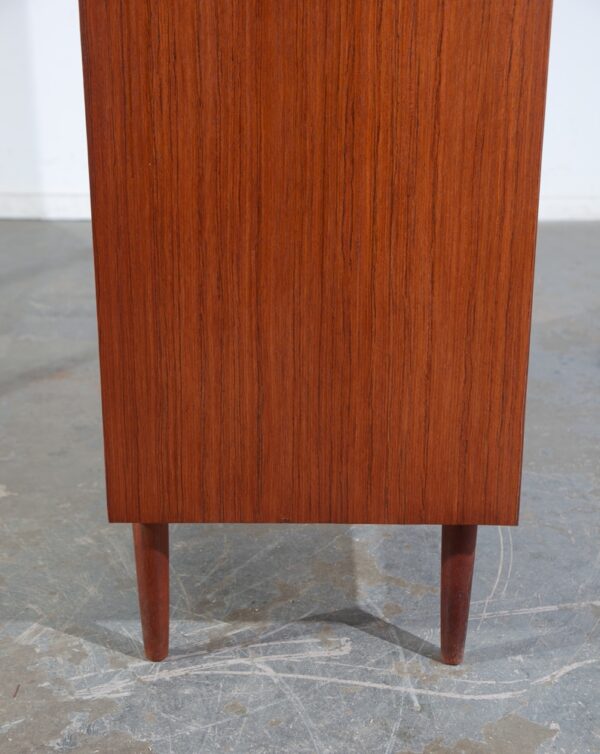 Mid Century Danish Modern Highboy Dresser Solid Teak 6 Drawer Ejsing Mobler Key - Image 11