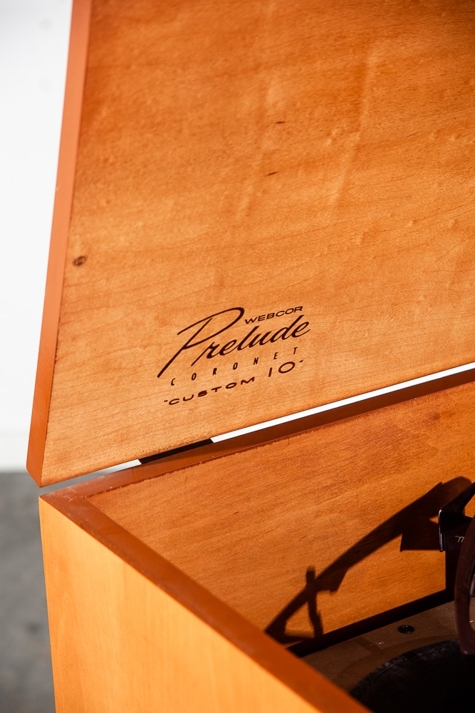 Mid Century Modern Stereo Console Webcor Coronet Record player Hifi Compact Mcm - Image 10