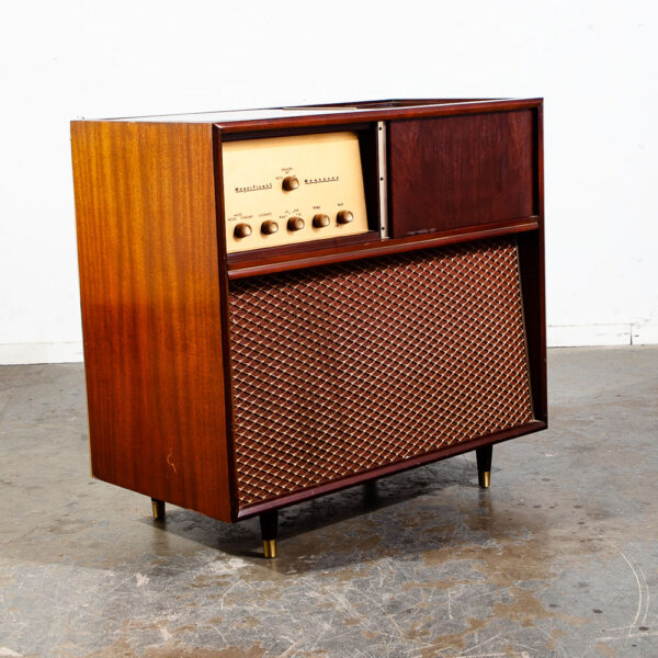 Mid Century Modern Stereo Console Magnavox Coronet Record Player Hifi Compact NM