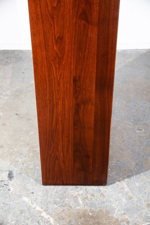 Mid Century Modern Bookshelf Book Shelf Shelving Storage Cabinet Walnut Mcm Wood - Image 9