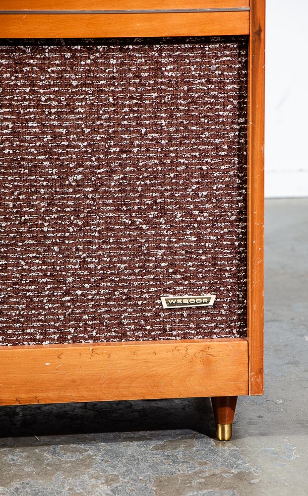 Mid Century Modern Stereo Console Webcor Coronet Record player Hifi Compact Mcm - Image 11