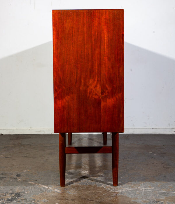 Mid Century Danish Modern Credenza Highboard Teak Wood Drawers Denmark Large - Image 4