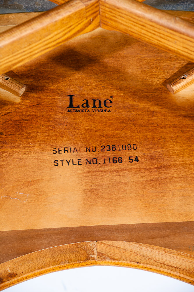 Mid Century Modern Coffee Table Kidney Walnut Lane Perception X Base Danish Mcm - Image 11