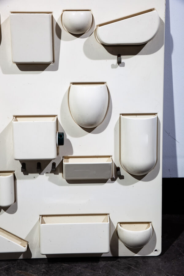 Mid Century Modern Uten Silo 2 Accessories Holder White Vitra 70 Dorothee Becker - Image 5