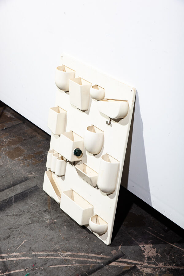 Mid Century Modern Uten Silo 2 Accessories Holder White Vitra 70 Dorothee Becker - Image 4