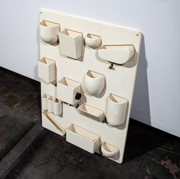 Mid Century Modern Uten Silo 2 Accessories Holder White Vitra 70 Dorothee Becker - Image 2