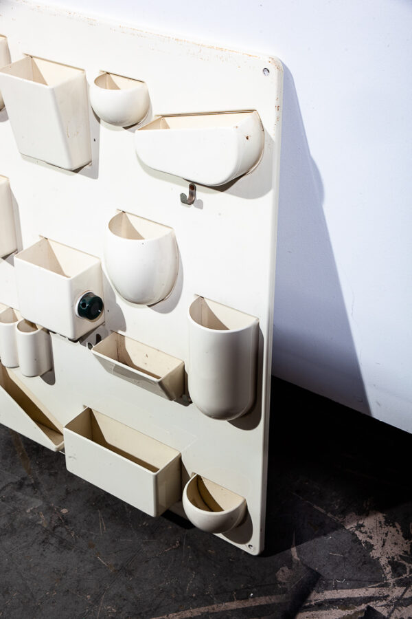 Mid Century Modern Uten Silo 2 Accessories Holder White Vitra 70 Dorothee Becker - Image 7