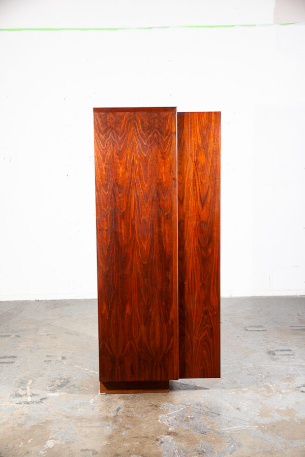 Mid Century Modern Dresser Gentleman's Chest Highboy Dillingham Esprit Walnut - Image 5