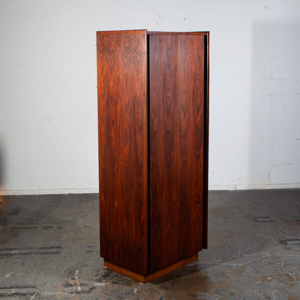 Mid Century Modern Dresser Gentleman's Chest Highboy Dillingham Esprit Walnut - Image 6