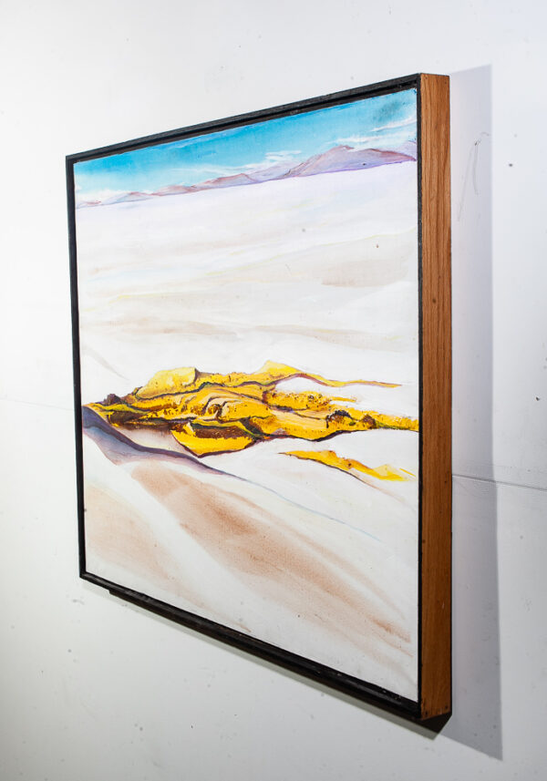 Mid Century Modern Oil Painting Original Art Abstract Landscape Signed 1988 Mcm - Image 3