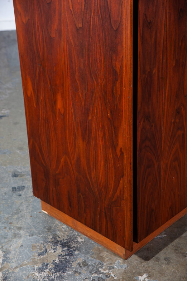 Mid Century Modern Dresser Gentleman's Chest Highboy Dillingham Esprit Walnut - Image 11
