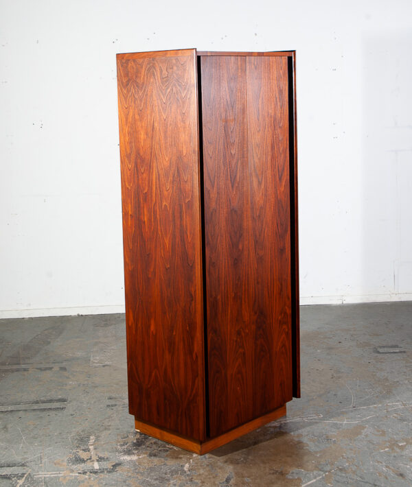 Mid Century Modern Dresser Gentleman's Chest Highboy Dillingham Esprit Walnut