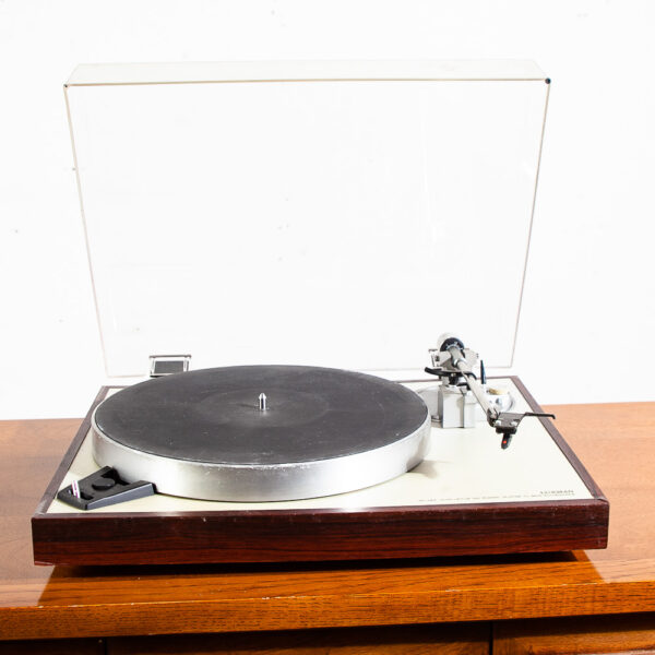 Mid Century Modern Record Player Luxman PD 284 Turntable Rosewood Ortofon 30 Mcm 50hz European - Image 3