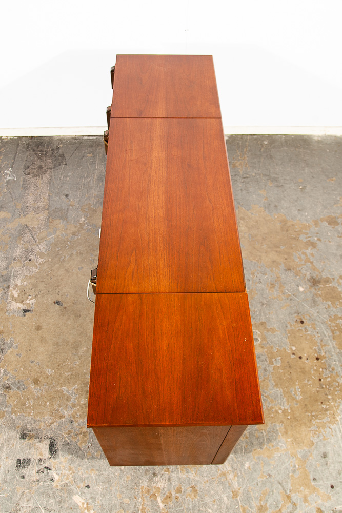 Mid Century Modern Stereo Console Credenza Fisher Statesman Radio Record Player - Image 6