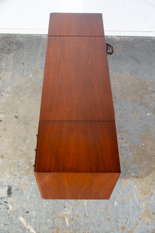 Mid Century Modern Stereo Console Record Player Zenith Serviced Hifi Radio Wood - Image 5
