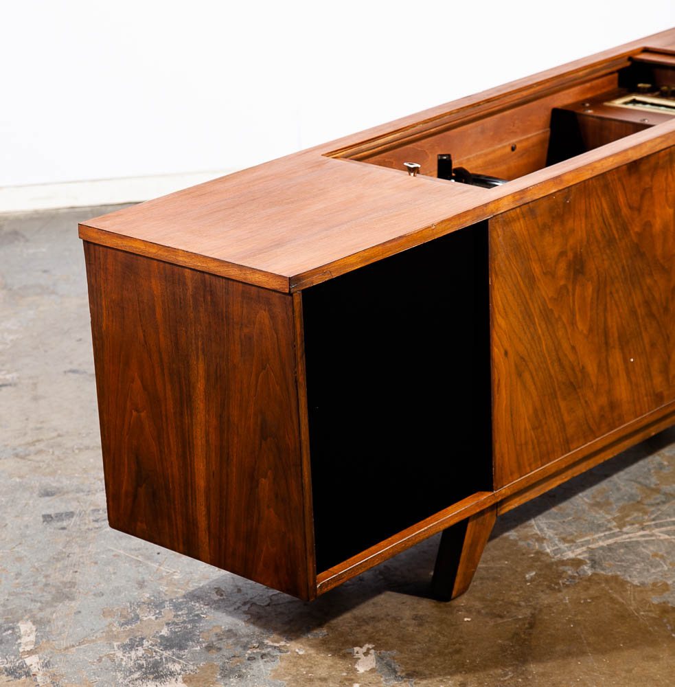 Mid Century Modern Stereo Console Curtis Mathes Radio Record