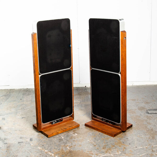 Mid Century Modern Speakers Planar BES D120 Geostatic Vintage Working Bertagni - Image 5