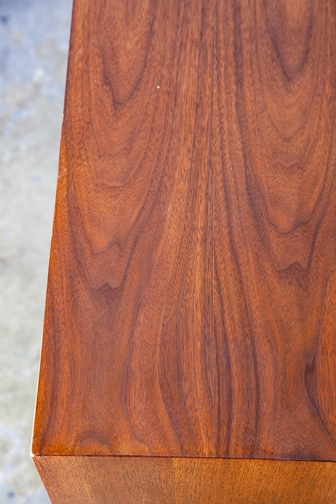 Mid Century Modern Dresser Highboy 5 Drawer Bassett Walnut Broyhill High Danish - Image 12