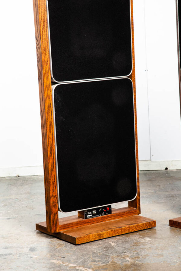 Mid Century Modern Speakers Planar BES D120 Geostatic Vintage Working Bertagni - Image 7