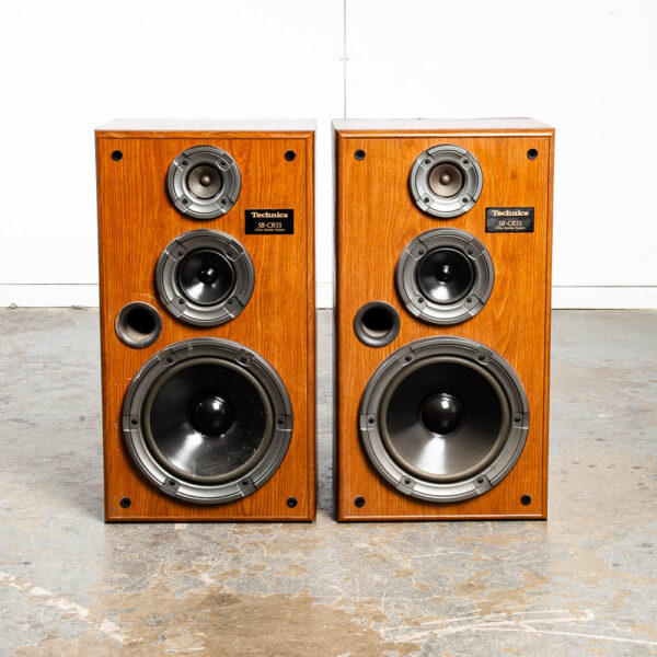 Mid Century Modern Speakers Technics SB-CR55 Vintage Set Tested Mcm Denmark