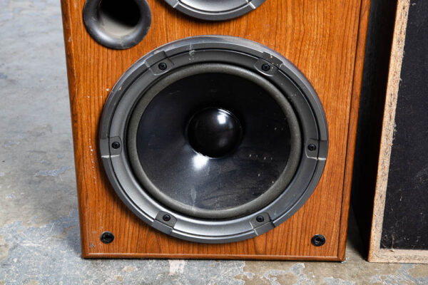 Mid Century Modern Speakers Technics SB-CR55 Vintage Set Tested Mcm Denmark - Image 6