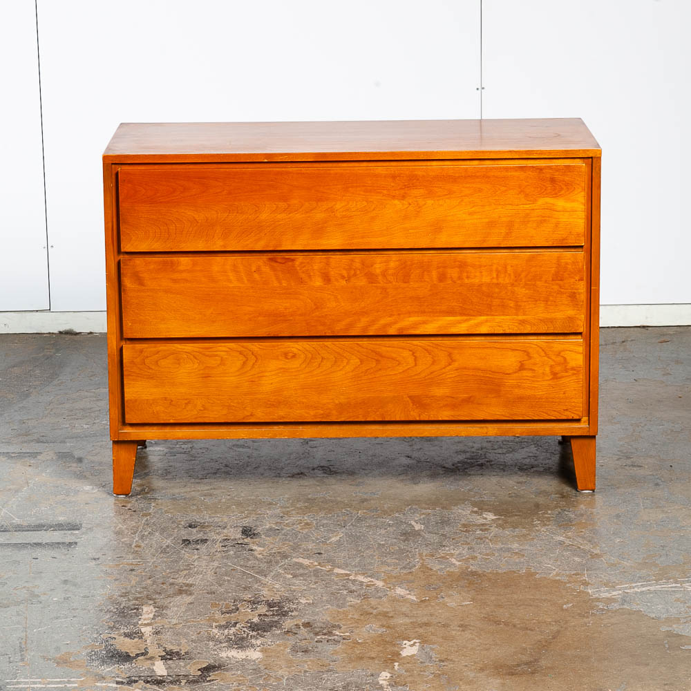 Mid Century Modern Dresser Chest Drawers Russel Wright Conant Ball Maple Vintage - Image 2