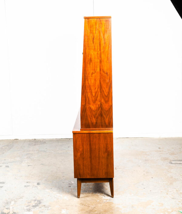 Mid Century Modern China Cabinet Garrison Hutch Glass Display Danish Furniture M - Image 3