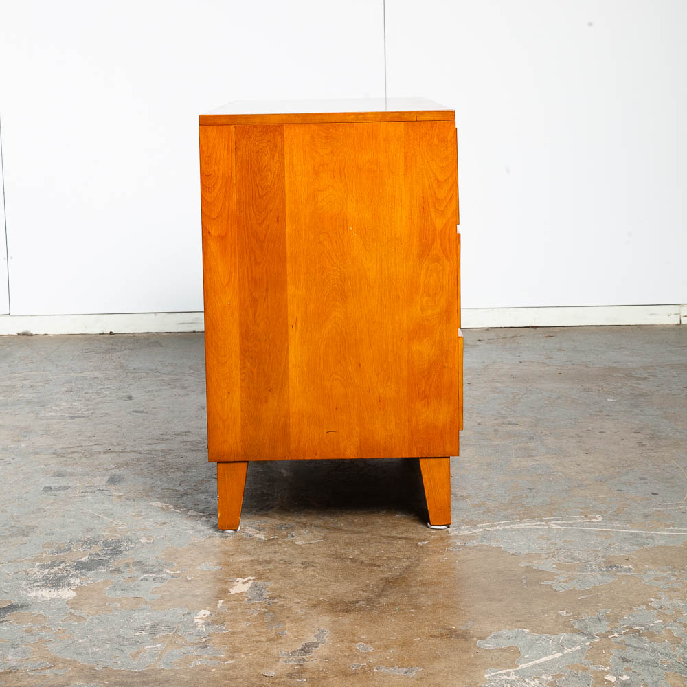 Mid Century Modern Dresser Chest Drawers Russel Wright Conant Ball Maple Vintage - Image 4
