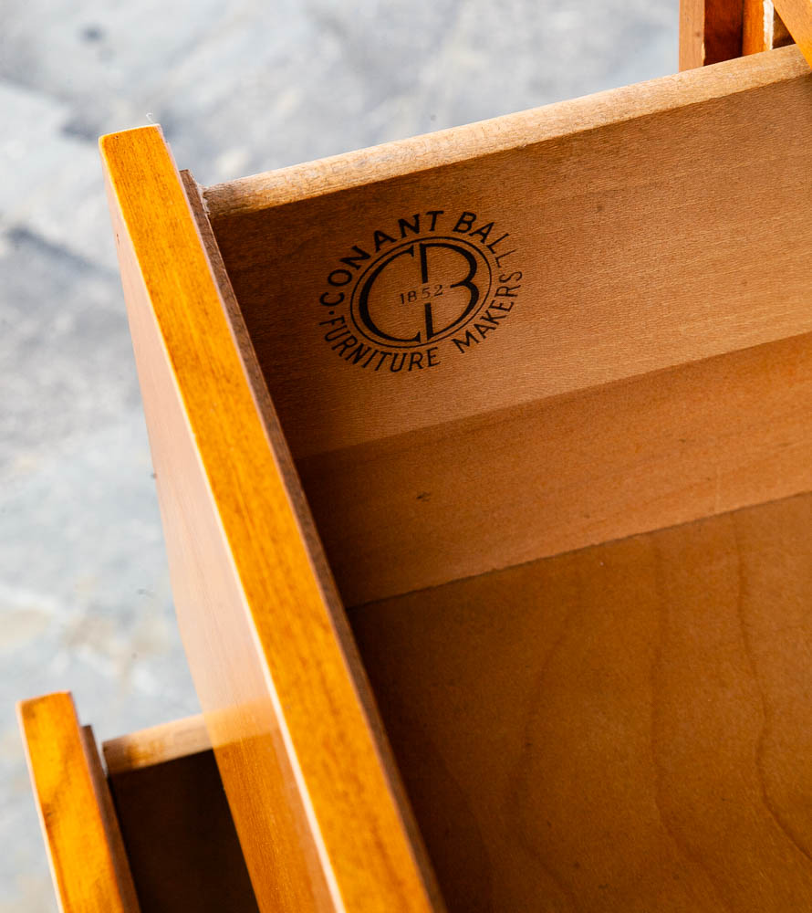 Mid Century Modern Dresser Chest Drawers Russel Wright Conant Ball Maple Vintage - Image 6