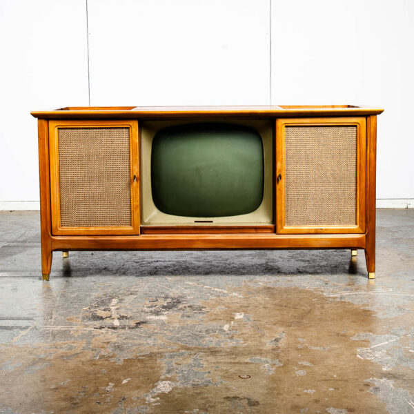 Mid Century Modern Stereo Console Curtis Mathes Radio Record Player Amplifier TV Serviced Walnut Mcm Vintage - Image 2