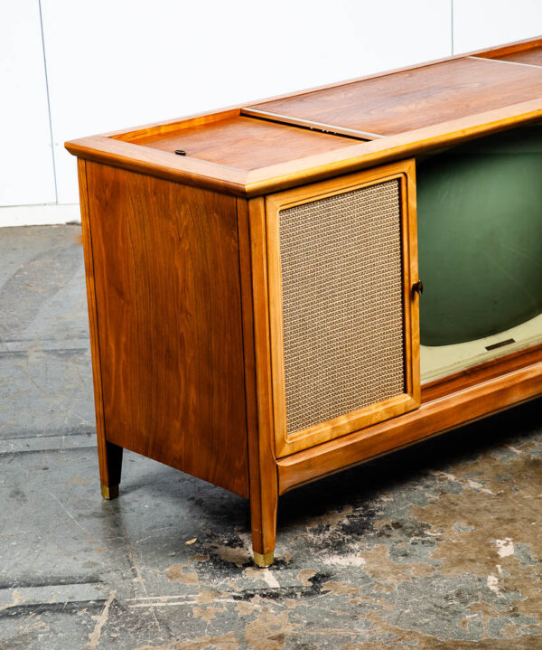Mid Century Modern Stereo Console Curtis Mathes Radio Record Player Amplifier TV Serviced Walnut Mcm Vintage - Image 11