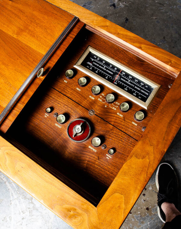 Mid Century Modern Stereo Console Curtis Mathes Radio Record Player Amplifier TV Serviced Walnut Mcm Vintage - Image 6