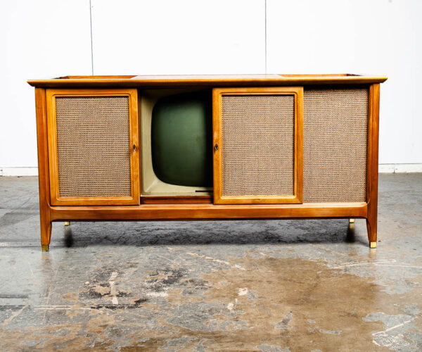 Mid Century Modern Stereo Console Curtis Mathes Radio Record Player Amplifier TV Serviced Walnut Mcm Vintage - Image 8