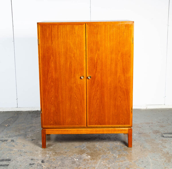 Mid Century Danish Cabinet Custom Armoire Wardrobe Oak Denmark Drawer Large Mcm Storage Vintage - Image 2