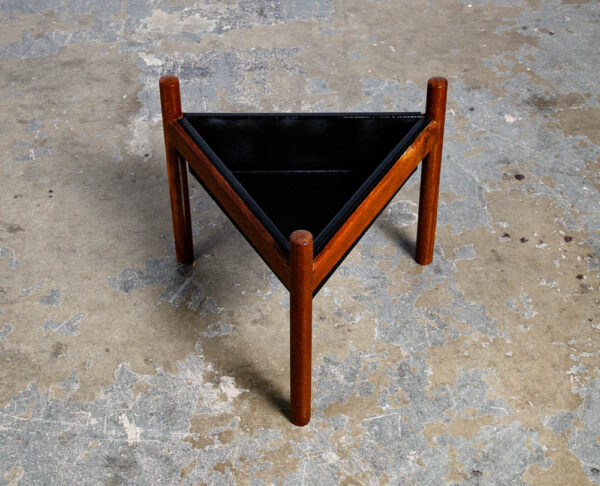 Mid Century Danish Modern Planter Teak Denmark Window Outdoor / Indoor Triangle - Image 8