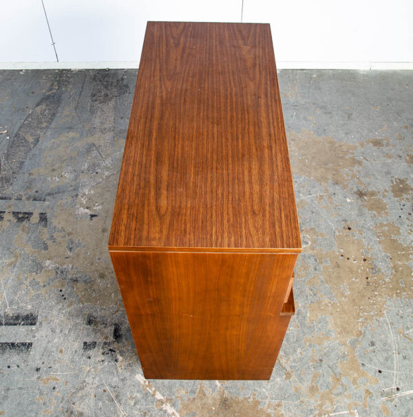Mid Century Modern Highboy Dresser Walnut LA Period furniture 5 Drawer Chest Mcm - Image 5