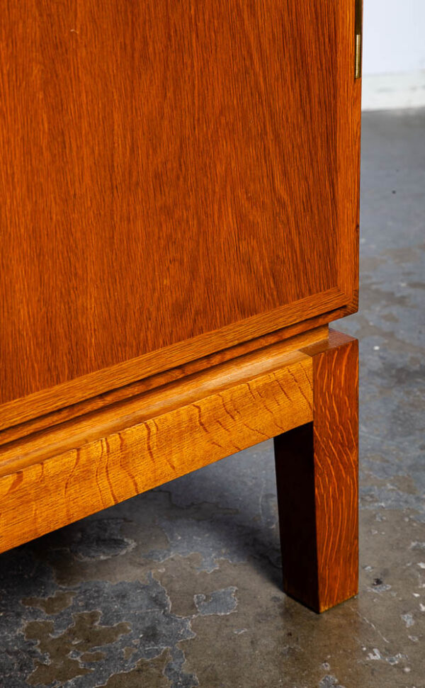 Mid Century Danish Cabinet Custom Armoire Wardrobe Oak Denmark Drawer Large Mcm Storage Vintage - Image 7