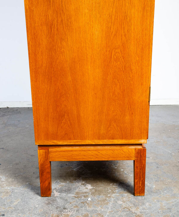 Mid Century Danish Cabinet Custom Armoire Wardrobe Oak Denmark Drawer Large Mcm Storage Vintage - Image 10