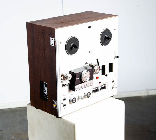 Vintage Roberts 1740X Reel to Reel Professional Audio Recorder Working Wood Akai - Image 3