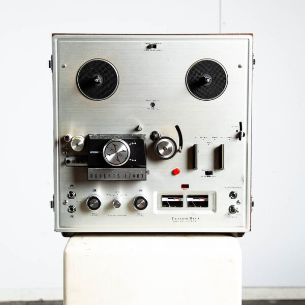 Vintage Roberts 1740X Reel to Reel Professional Audio Recorder Working Wood Akai - Image 2