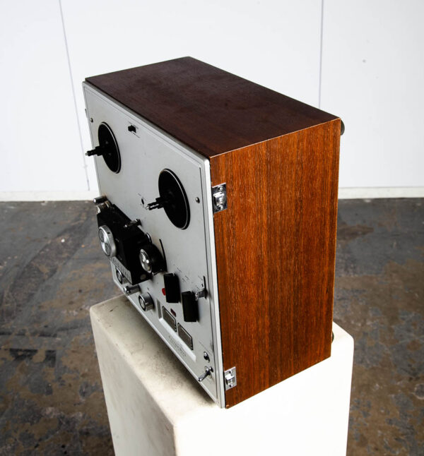 Vintage Roberts 1740X Reel to Reel Professional Audio Recorder Working Wood Akai - Image 4