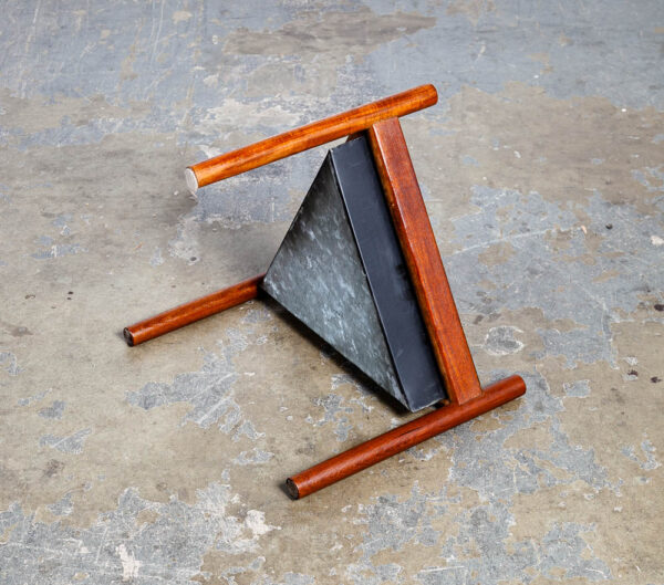 Mid Century Danish Modern Planter Teak Denmark Window Outdoor / Indoor Triangle - Image 6