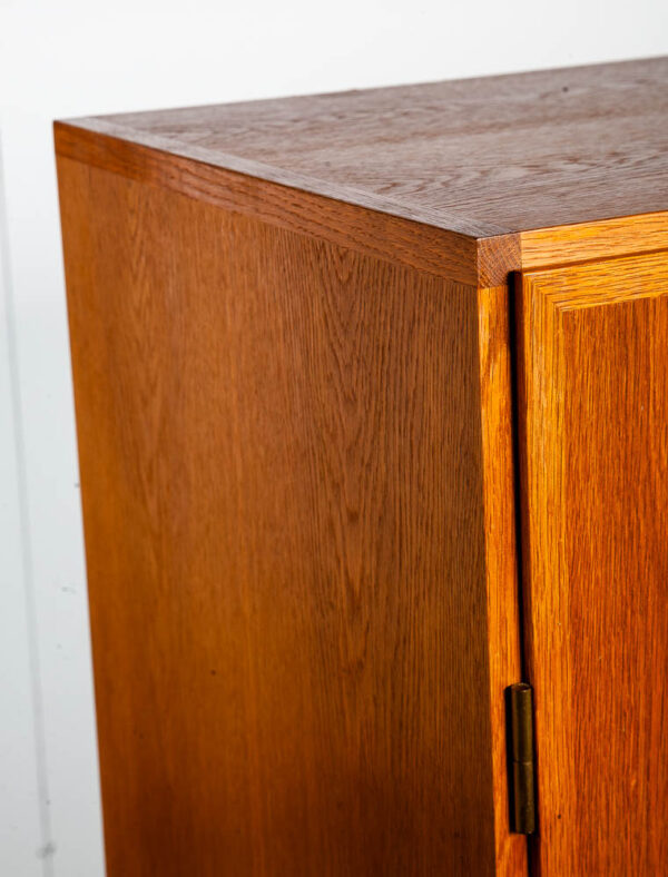 Mid Century Danish Cabinet Custom Armoire Wardrobe Oak Denmark Drawer Large Mcm Storage Vintage - Image 6