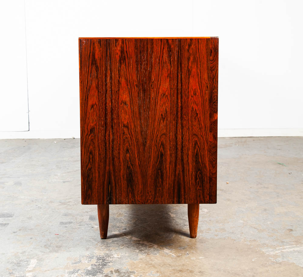 Mid Century Danish Modern Credenza Sideboard Falster Svend Aage Madsen Brazilian Rosewood Tambour Vintage - Image 3