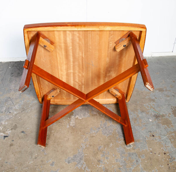 Mid Century Danish Modern Coffee Table Square Large Solid Teak Denmark Vintage - Image 11